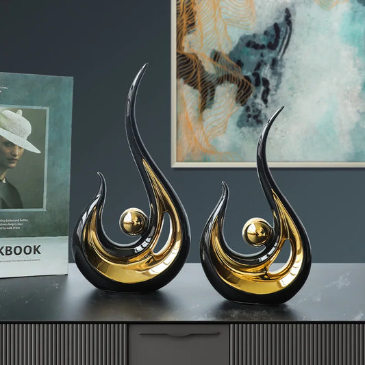 Imisol™Nordic Abstract Ceramic Figurine