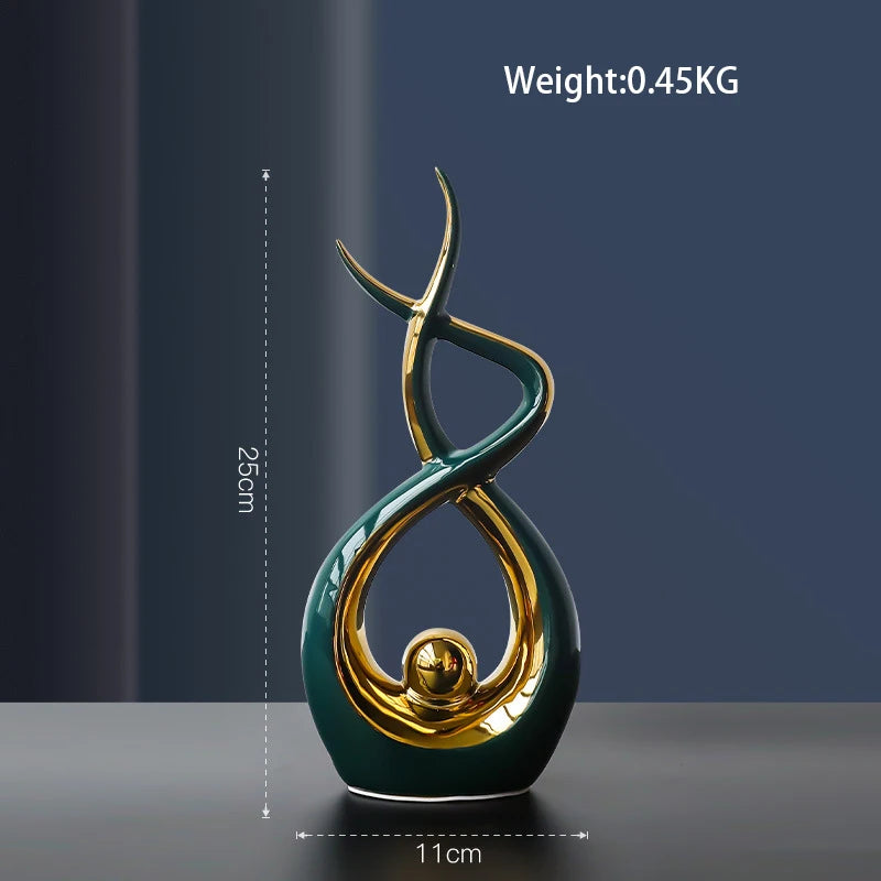 Imisol™Nordic Abstract Ceramic Figurine