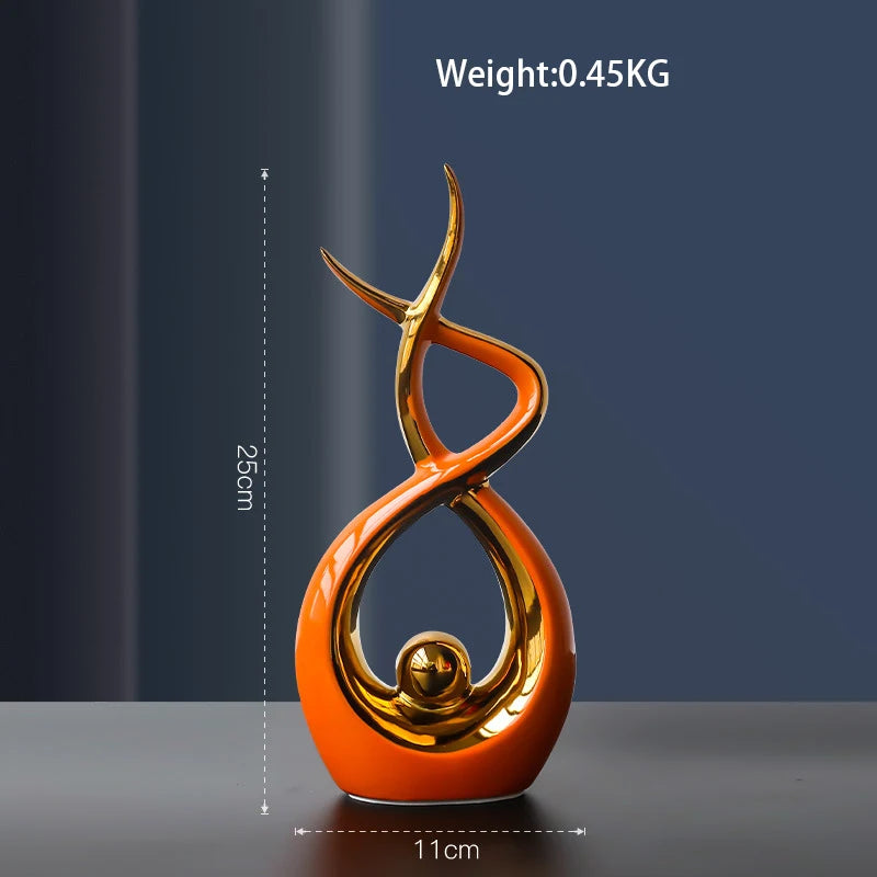 Imisol™Nordic Abstract Ceramic Figurine