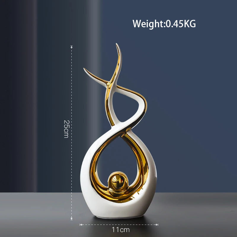 Imisol™Nordic Abstract Ceramic Figurine