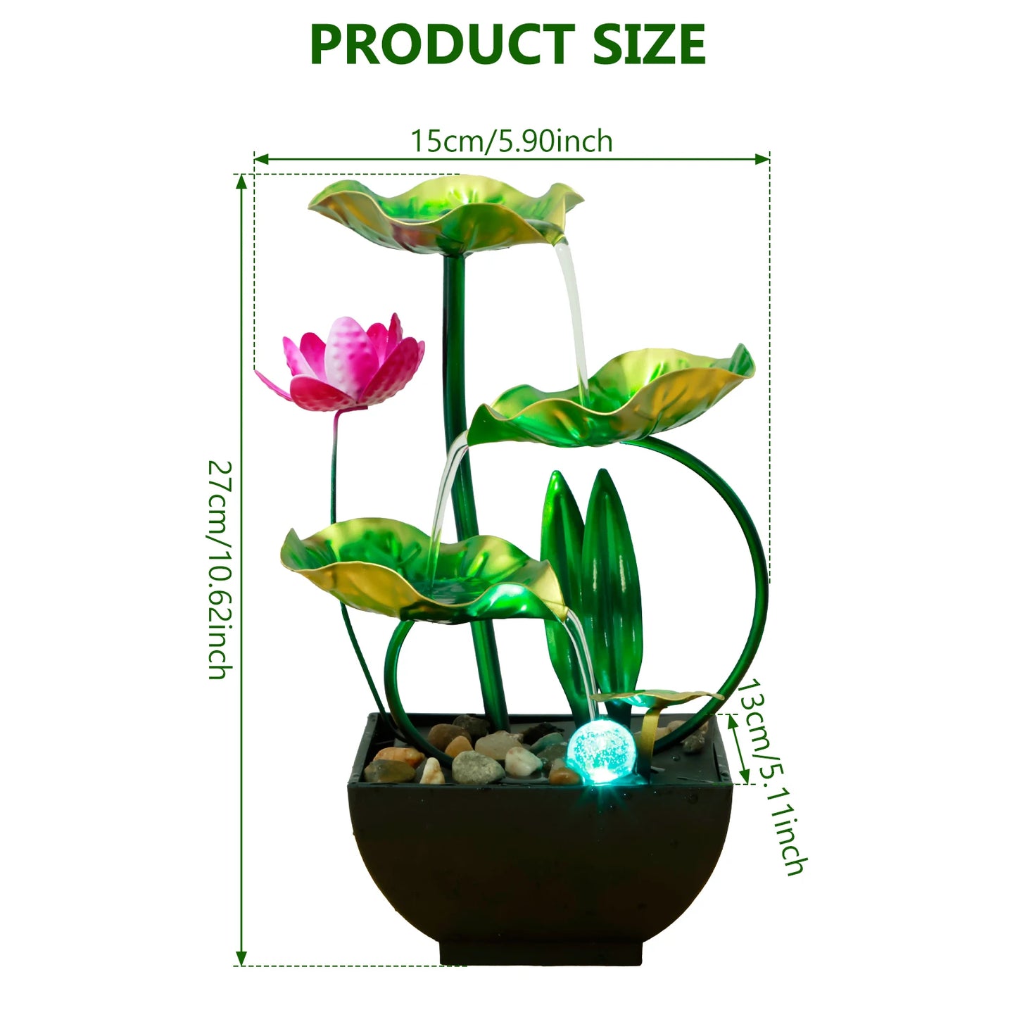 Imisol™Tabletop Water Fountain