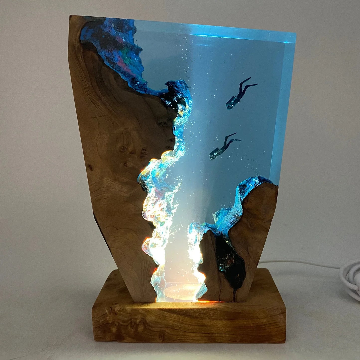 Imisol™Ocean Cliff LED Resin Lamp