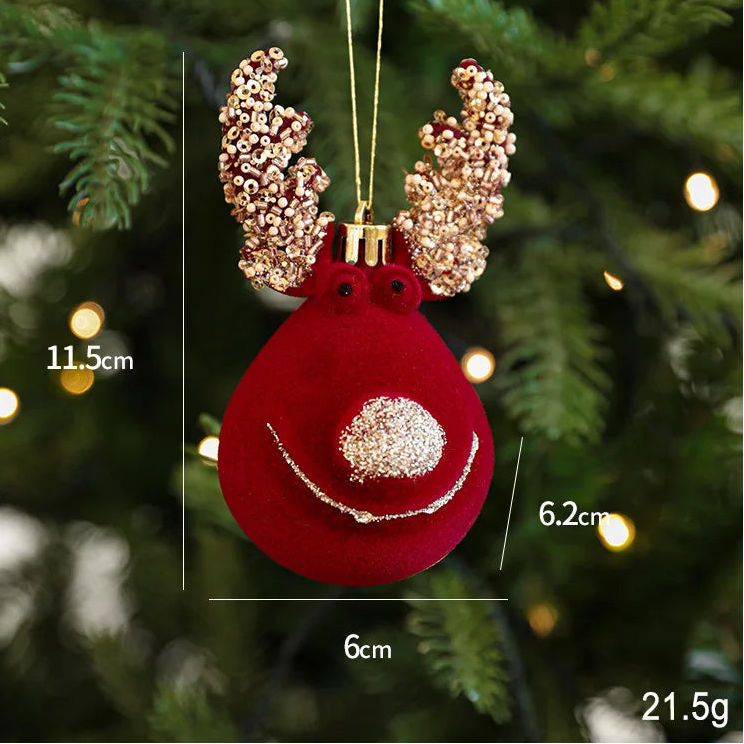 HoHoHoShop ™ Velvet toys for the Christmas tree