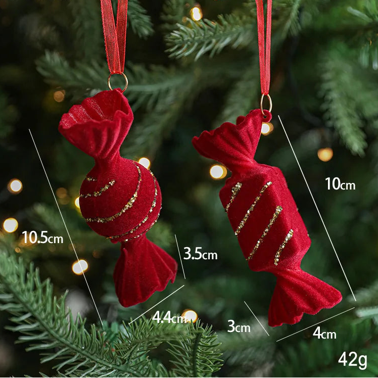 HoHoHoShop ™ Velvet toys for the Christmas tree