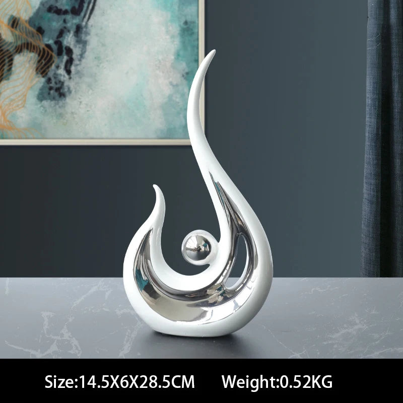 Imisol™Nordic Abstract Ceramic Figurine